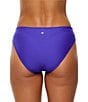 Next by Athena Good Karma Shoreside Solid Midrise Retro Hipster Swim Bottom - Image 2