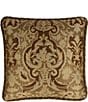 Color:Brown/Gold - Image 1 - Boticelli Square Pillow