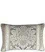 Color:Ivory/Taupe - Image 1 - Brighton Pieced Boudoir Pillow
