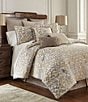 Austin Horn Classics Elegance Corded Trim Square Pillow, Color:Taupe - Image 2