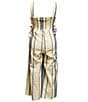 Color:Baby Maze - Image 2 - Big Girls 7-16 Sleeveless Striped Tie-Side Jumpsuit