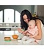 Color:Green - Image 2 - Bamboo Suction Baby Feeding Bowl & Spoon