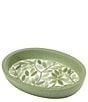 Color:Green - Image 3 - Stratford Green Collection 4-Piece Bath Accessory Set