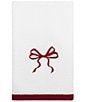 Avanti Linens Christmas Bows Decorative Embroidered Bath Towel - Image 1