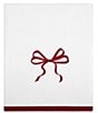Avanti Linens Christmas Bows Decorative Embroidered Bath Towel - Image 3