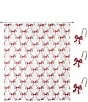 Avanti Linens Christmas Bows Shower Curtain and Hook Set - Image 1