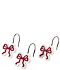 Avanti Linens Christmas Bows Shower Curtain Hook Set - Image 1