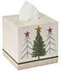 Avanti Linens Christmas Trees Tissue Box Cover - Image 1