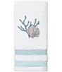 Avanti Linens Coastal Terrazzo Bath Towels, Color:White - Image 2