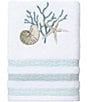Color:White - Image 3 - Coastal Terrazzo Bath Towels