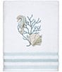 Color:White - Image 4 - Coastal Terrazzo Bath Towels