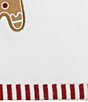 Avanti Linens Holiday Collection Gingerbread Man Decorative Embroidered Bath Towel Set - Image 4
