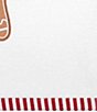 Avanti Linens Holiday Collection Gingerbread Man Decorative Embroidered Bath Towel Set - Image 6