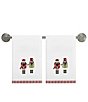 Avanti Linens Holiday Collection Peppermint Nutcracker Decorative Embroidered Bath Towel Set - Image 4