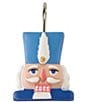 Avanti Linens Nutcracker Trellis Collection Decorative Holiday Shower Curtain Hook Set - Image 2