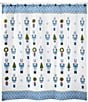 Avanti Linens Nutcracker Trellis Collection Decorative Holiday Shower Curtain - Image 2