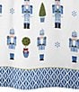 Avanti Linens Nutcracker Trellis Collection Decorative Holiday Shower Curtain - Image 4