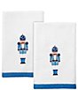 Avanti Linens Nutcracker Trellis Decorative Embroidered Bath Towels - Image 1