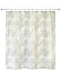 Avanti Linens Palmera Palms Print Decorative Shower Curtain - Image 3