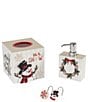 Avanti Linens Patchwork Plaid Decorative Holiday Lotion Soap Sanitizer Dispenser - Image 4