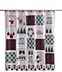 Avanti Linens Patchwork Plaid Decorative Holiday Shower Curtain - Image 2