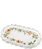 Avanti Linens Pretty Birds Collection Scalloped Tray - Image 1