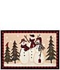 Avanti Linens Snowmen Gathering Collection Decorative Holiday Bath Rug - Image 1