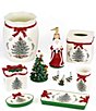 Avanti Linens Spode Christmas Tree® Collection Dimensional Red Ribbons Vanity Bath Tray - Image 4