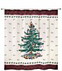 Avanti Linens Spode Christmas Tree® Tartan Shower Curtain - Image 2