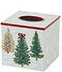 Avanti Linens Three-Dimensional Snow Covered Snowy Pines Tissue Box Cover - Image 2