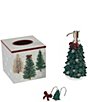 Avanti Linens Three-Dimensional Snow Covered Snowy Pines Tissue Box Cover - Image 5