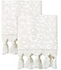 Color:Cream - Image 4 - x Nicole Miller Celina Leopard Print Bath Towel Set