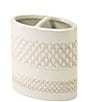 Avanti Linens x Nicole Miller Lyra Ceramic 4-Piece Bath Accessory Set - Image 3
