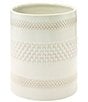 Avanti Linens x Nicole Miller Lyra Ceramic Wastebasket - Image 1
