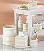 Avanti Linens x Nicole Miller Lyra Ceramic Wastebasket - Image 4
