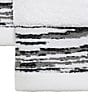 Avanti Linens x Nicole Miller Sydney Bath Towel Set, Color:White/Black - Image 3