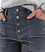 Aventura Aurora Corduroy Patch Pocket Button Fly Pants, Color:Ombre Blue - Image 4
