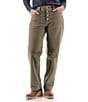 Aventura Aurora Corduroy Patch Pocket Button Fly Pants, Color:Dusky Green - Image 1