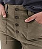 Aventura Aurora Corduroy Patch Pocket Button Fly Pants, Color:Dusky Green - Image 4