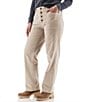 Aventura Aurora Corduroy Patch Pocket Button Fly Pants, Color:Parchment - Image 3
