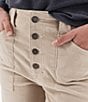 Aventura Aurora Corduroy Patch Pocket Button Fly Pants, Color:Parchment - Image 4