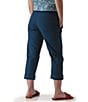 Aventura Ballard Solid Weave Flat Front Elastic Drawstring Waist Cropped Pants - Image 6