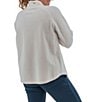 Aventura Cotton Drift Fleece Knit Stand Collar Half Zip Pullover Sweater - Image 2