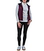 Aventura Heavenly Soft Solid Fleece Knit Collared Neck Zip Front Vest - Image 6
