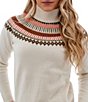 Aventura Icethistle Geometric Fair Isle Turtleneck Raglan Sleeve Sweater - Image 3