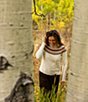 Aventura Icethistle Geometric Fair Isle Turtleneck Raglan Sleeve Sweater - Image 4