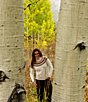Aventura Icethistle Geometric Fair Isle Turtleneck Raglan Sleeve Sweater - Image 6