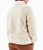 Color:Turtledove - Image 2 - Mattia Faux Fur Zip Front Long Sleeve Jacket