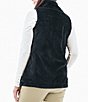 Color:Sky Captain - Image 2 - Mattia Faux Fur Zip Front Vest