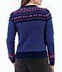 Color:Beacon Blue - Image 2 - Schaffer Nordic Organic Cotton Sweater